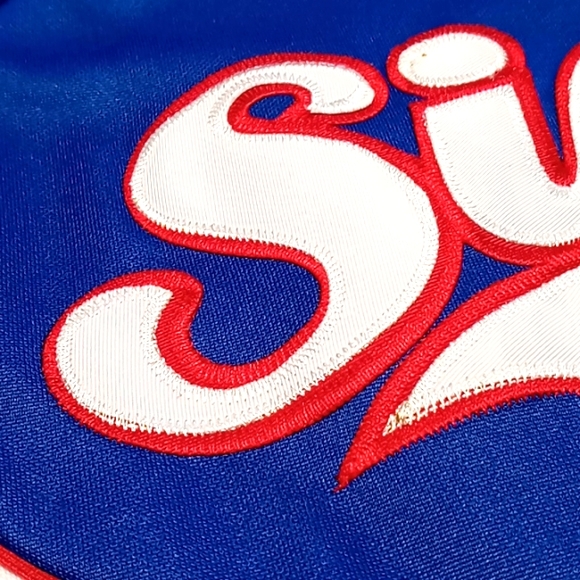 Vintage Hardwood Classics "Sixers" Basketball Warm-up Replica Jersey - Picture 6 of 8